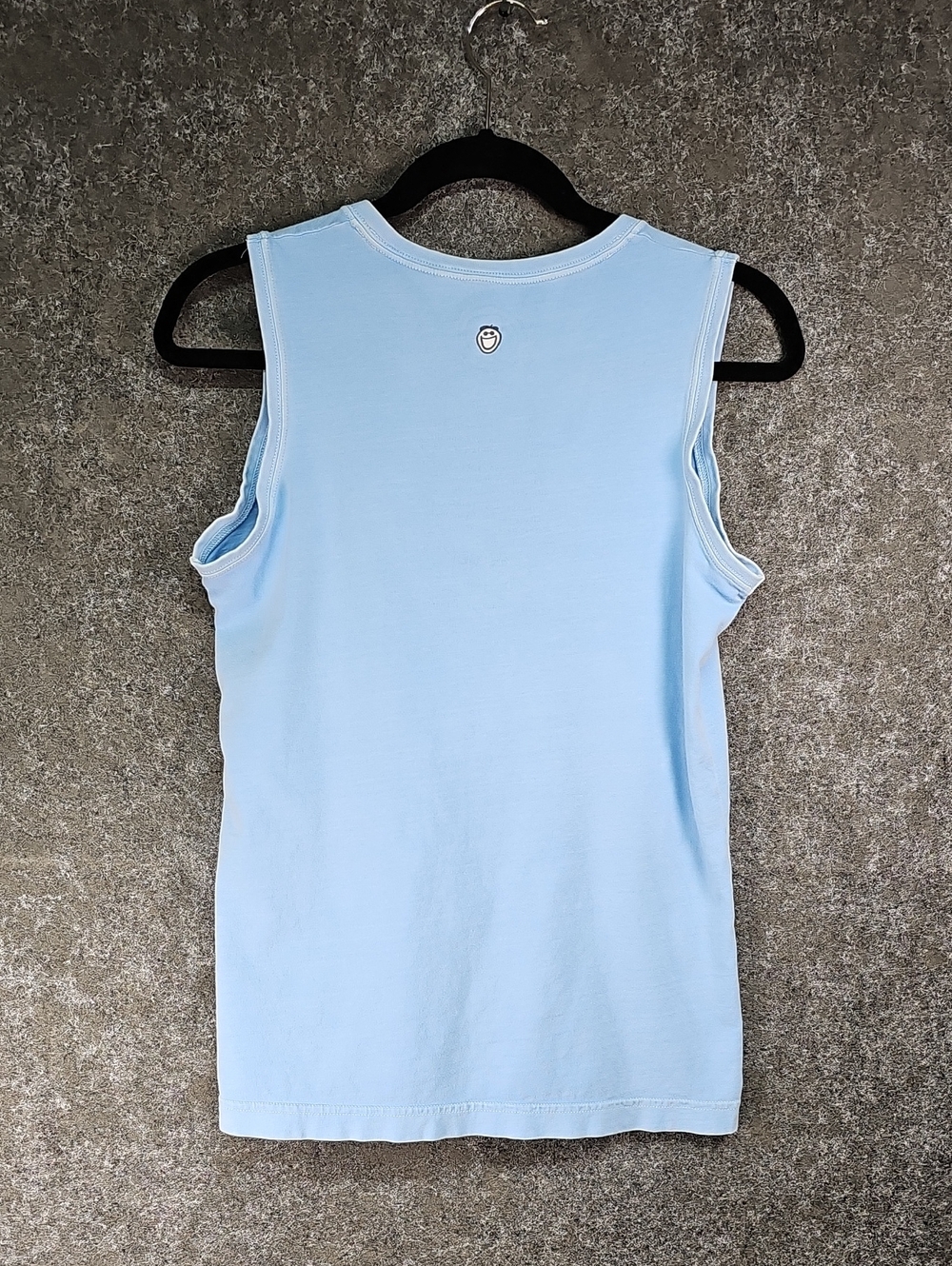 Life Is Good, Beach Umbrella V-neck Tank, Cotton, Light Blue, Size Medium - Picture 4 of 9